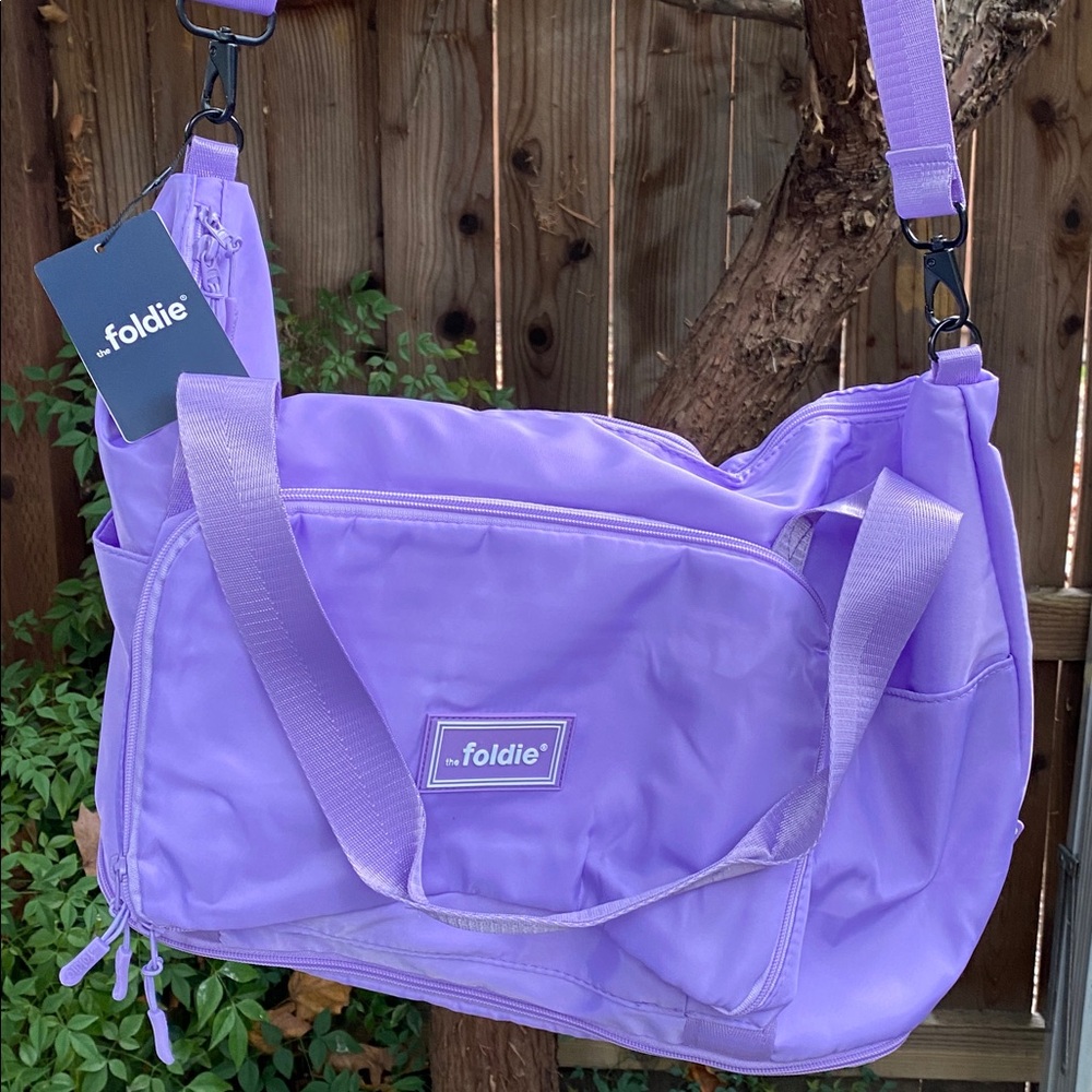NWT Lilac Foldie Travel Bag Tote